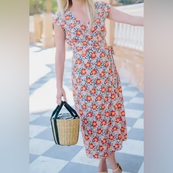 J Crew wrap dress - Picture 4 of 5